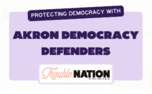 akron democracy defenders logo