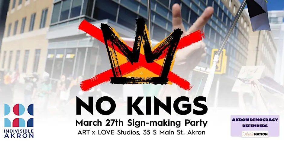 no kings iii sign making march 27 in akron